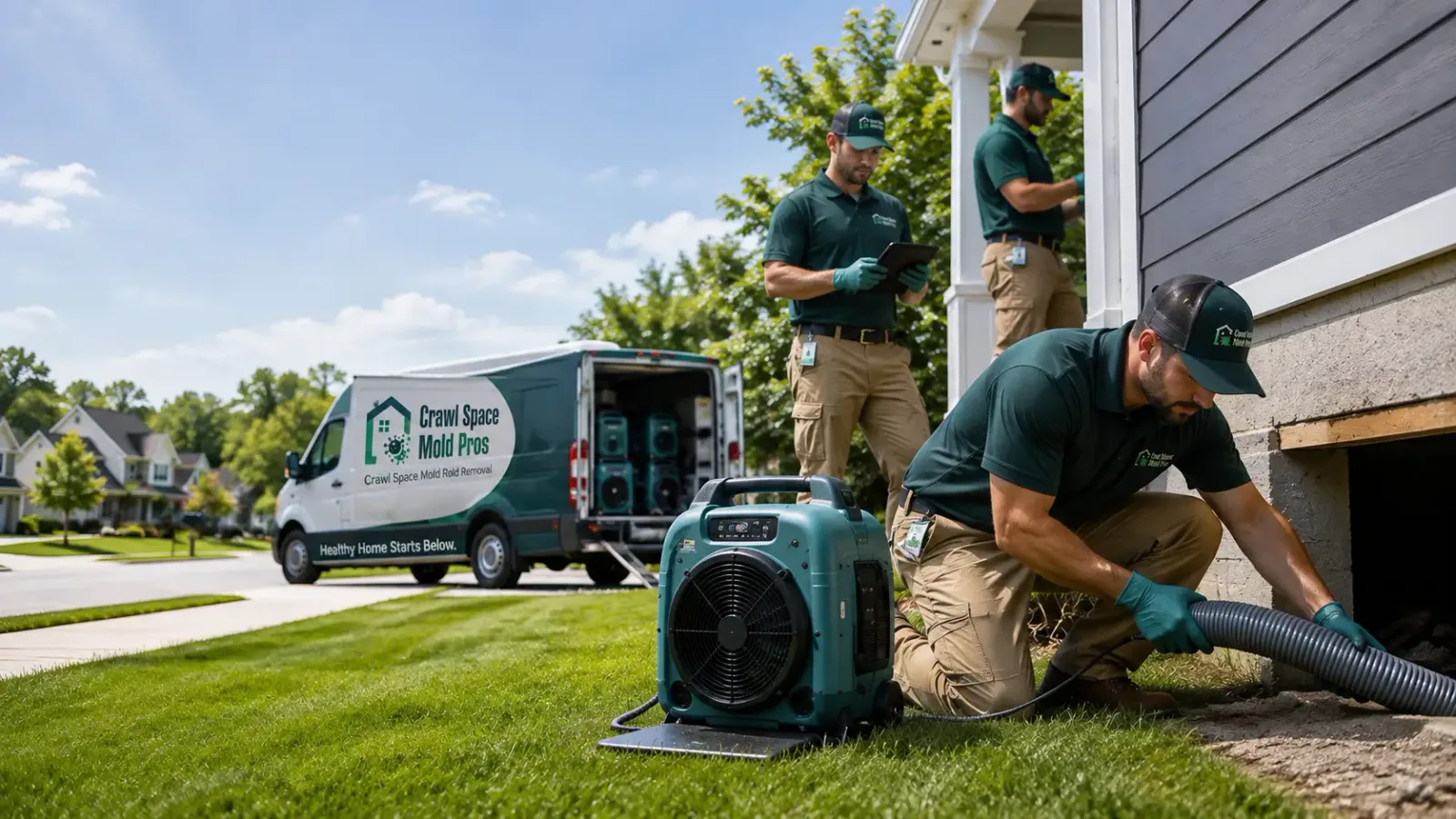 Crawl Space Mold Removal in Glenhaven, CA